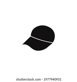 cap icon vector on a white background