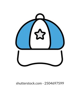 Cap icon vector stock illustration