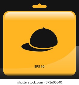 cap icon for web and mobile. flat design style