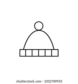 a cap icon.Element of popular tourism icon. Premium quality graphic design. Signs, symbols collection icon for websites, web design,