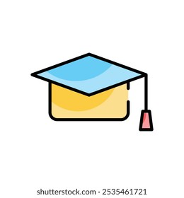 Cap icons set five different style vector stock illustration