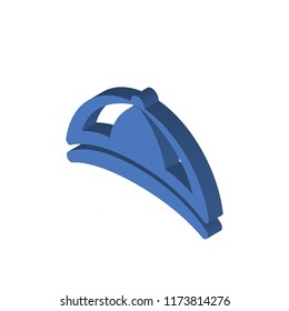 Cap isometric left top view 3D icon