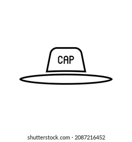 cap line art logo template - Powered by Shutterstock - Get 15% off with code: PIKWIZARD15