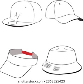 cap line art vector new design line art cap vector commercial useble