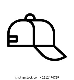 cap line icon illustration vector graphic 