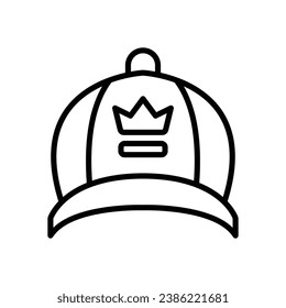 cap line icon. vector icon for your website, mobile, presentation, and logo design.