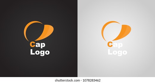 Cap Logo icon Abstract design.
