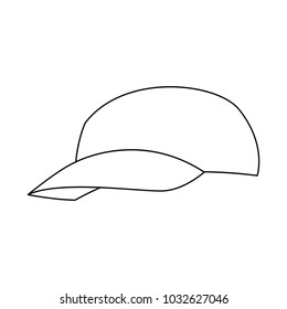 cap of man delivery accessory clothes uniform