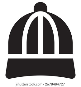 Cap Modern Vector Icon – Minimal Illustration Symbol Template for Web Mobile App UI Design