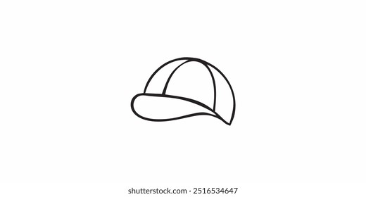 cap outline design for kids printable coloring book