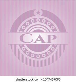 Cap retro pink emblem