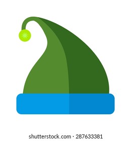 Cap, santa, christmas icon vector image.Can also be used for christmas, celebrations, observances and holidays. Suitable for use on web apps, mobile apps and print media.