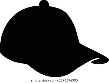Cap silhouette icon design on white background