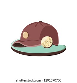 cap sport with ball golf