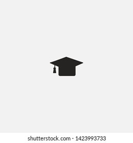 cap students icon sign signifier vector