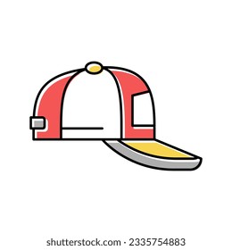 cap summer color icon vector. cap summer sign. isolated symbol illustration
