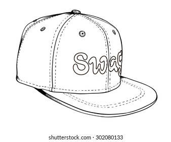 Cap swag. Vector illustration