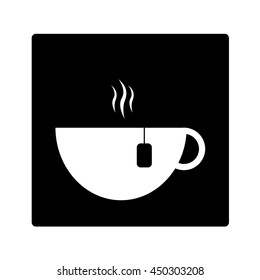 Cap of tea icon. Vector.