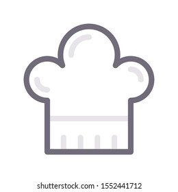 cap vector colour line icon