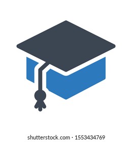  cap vector colour line icon