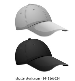 Cap vector design illustration isolated on white background