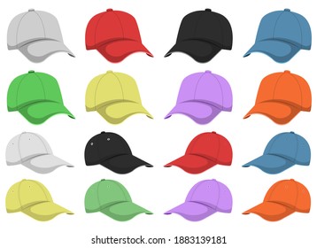 Cap vector design illustration isolated on white background