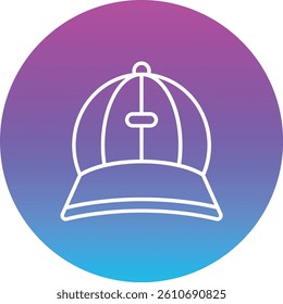 Cap vector icon. Can be used for printing, mobile and web applications.