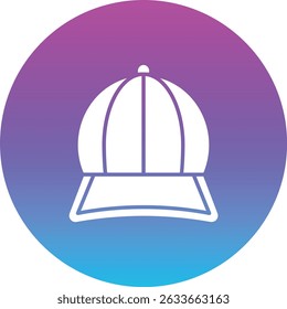Cap vector icon. Can be used for printing, mobile and web applications.