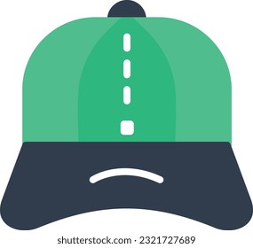 Cap Vector Icon Flat Style