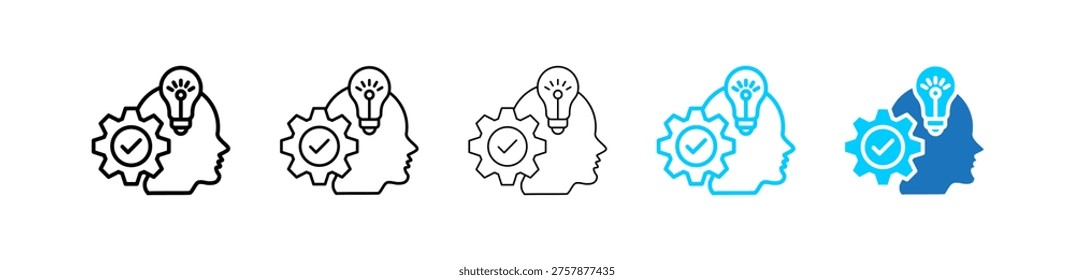 Capability Different Icon Set Illustration