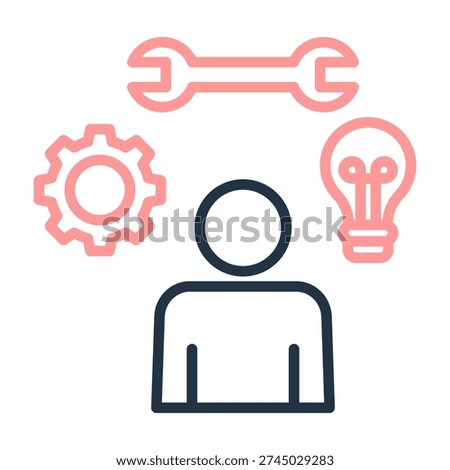 Capability Icon Line Color Design Vector Illustration