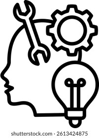 Capability Icon Line Vector Illustration
