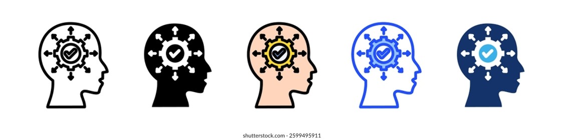 Capability Icon Set With Multiple Style Collection