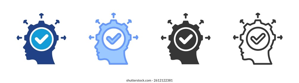 Capability icon set multiple style collection