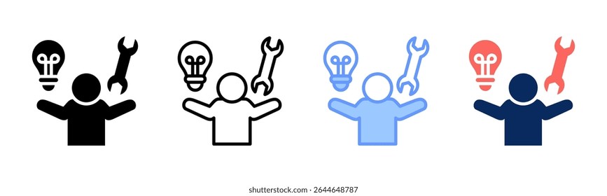 Capability icon sheet multiple style collection