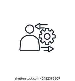 Capability icon. vector.Editable stroke.linear style sign for use web design,logo.Symbol illustration.