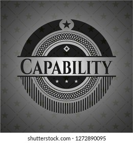 Capability realistic dark emblem