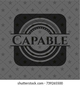 Capable dark emblem