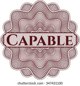 Capable linear rosette