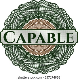 Capable rosette