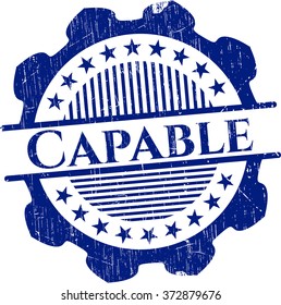 Capable rubber texture