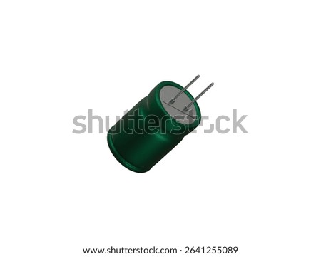 capacitor icon 3d illustration render