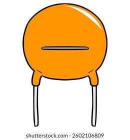 capacitor stock illustration hand drawn isolated vector