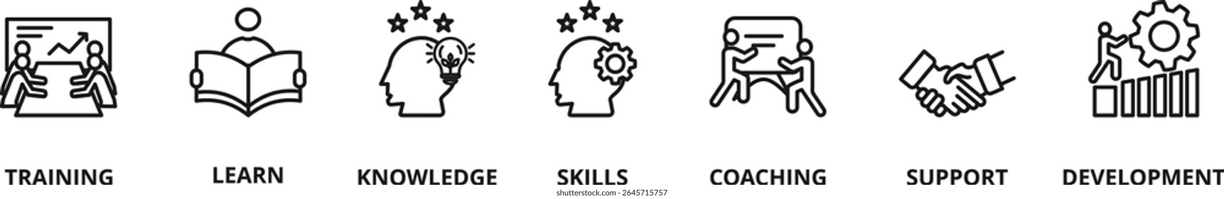 Conceito de ilustração de ícone de vetor do Capacity Building