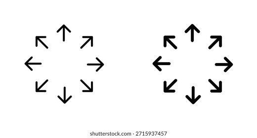 Coleção de design de ícone de capacidade. Sinal e símbolo vetorial para designs de interface do usuário