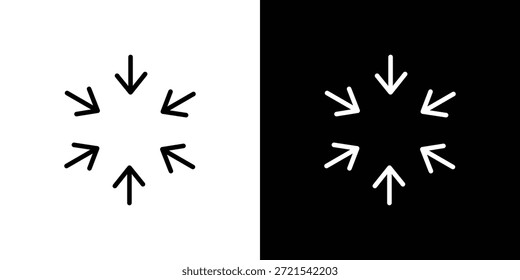 Icono de capacidad en estilo lineal delgado de trazo de moda.