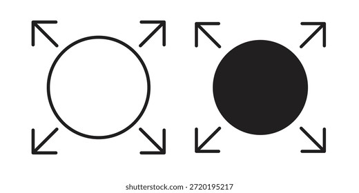 Capacity icons. Pixel perfect. Vector outline icon. Flat logo concept.