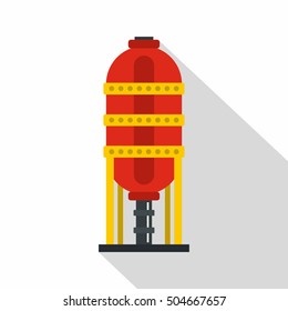 Capacity for oil storage icon. Flat illustration of capacity for oil storage vector icon for web