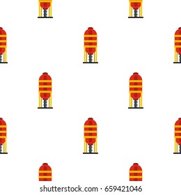 Capacity for oil storage pattern seamless flat style for web vector illustration