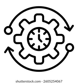 Capacity Planning Icon Suitable For Various Design Purpose